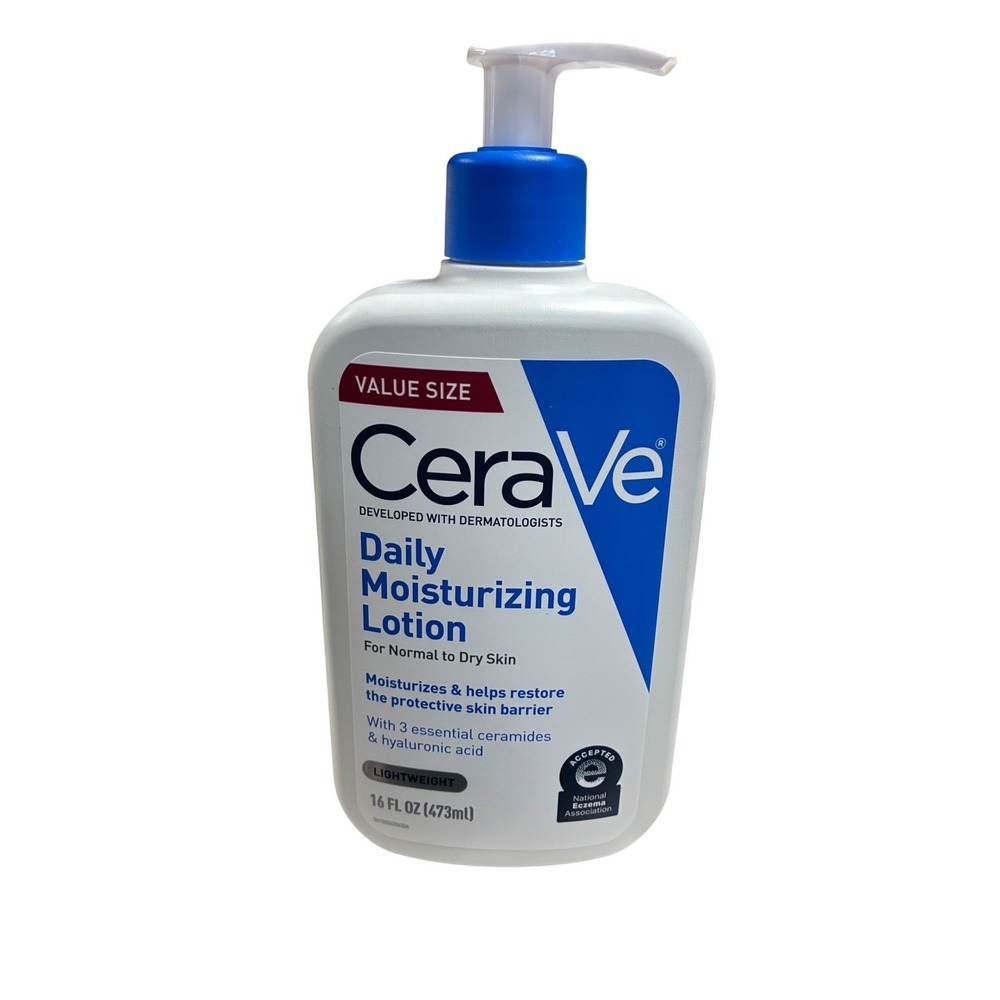 CeraVe Daily Moisturizing Lotion 16 oz Value Size Pump Normal to Dry Skin